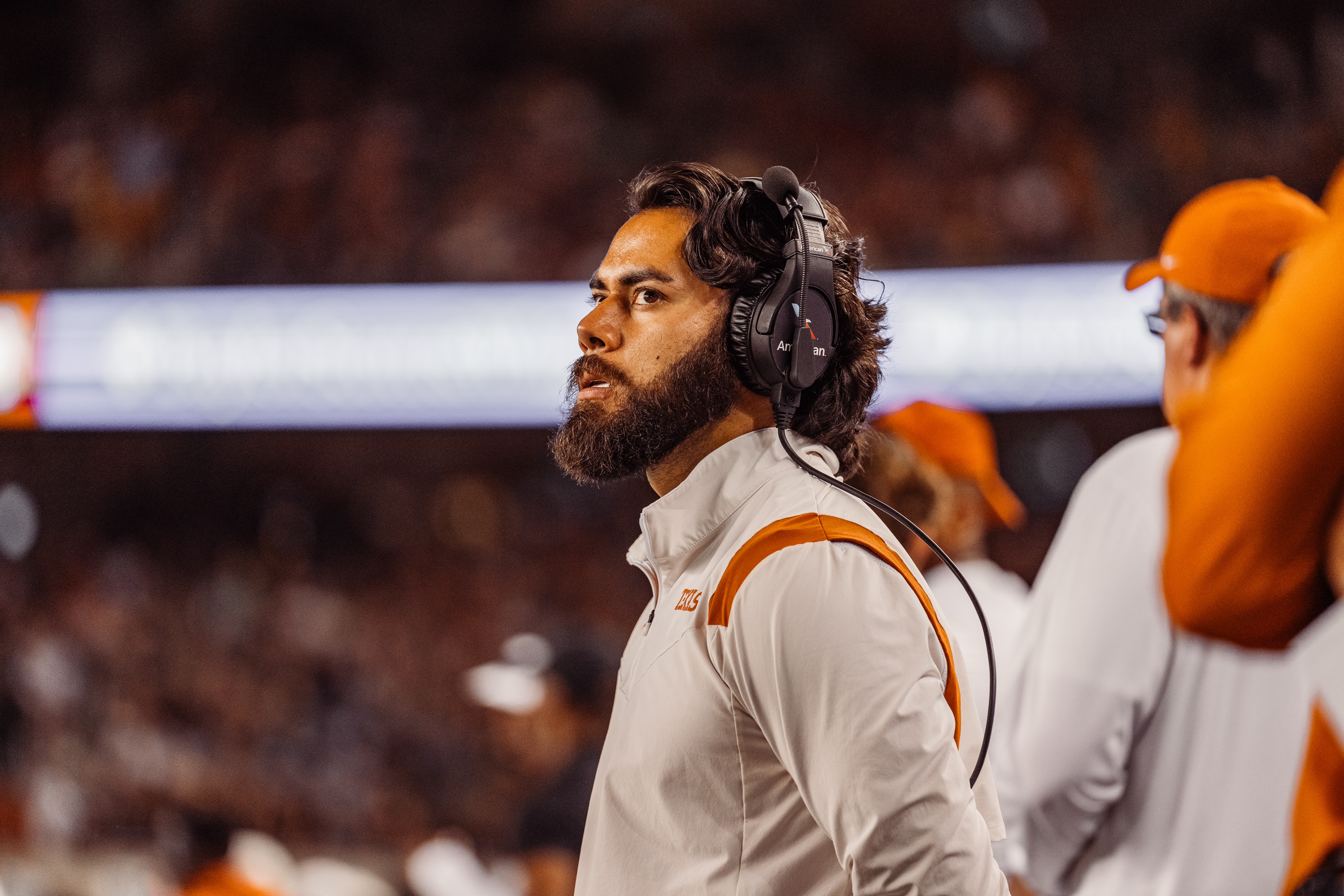 Coach Cortez on the UT sideline